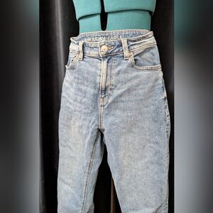 American Eagle straight leg denim jeans, sz 0 short